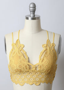 Sunburst Crochet Lace Bralette