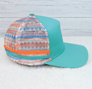 Blue Aztec Trucker Hat