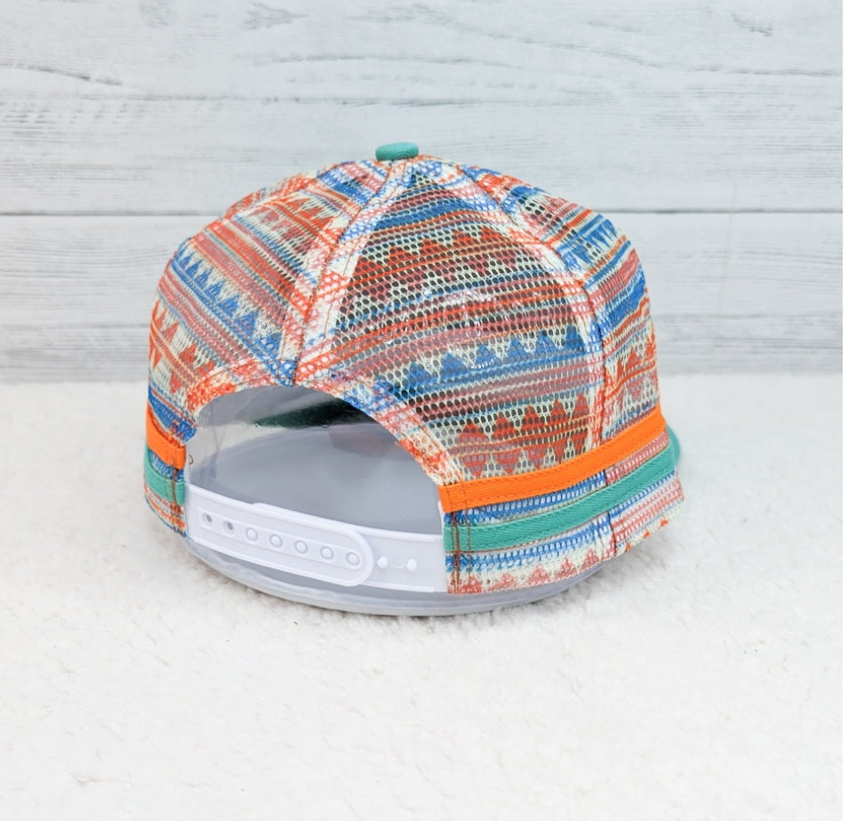 Blue Aztec Trucker Hat